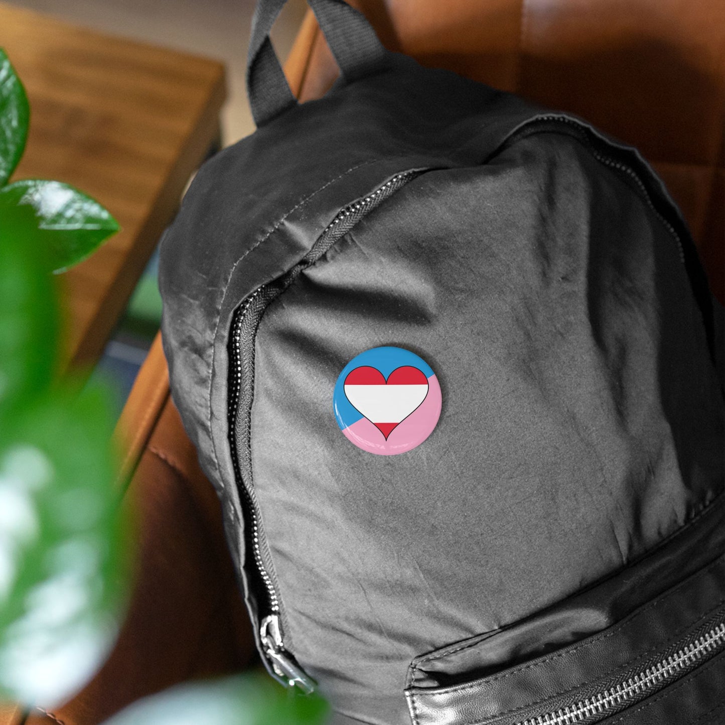 Age Play Fetish Flag Round Pin