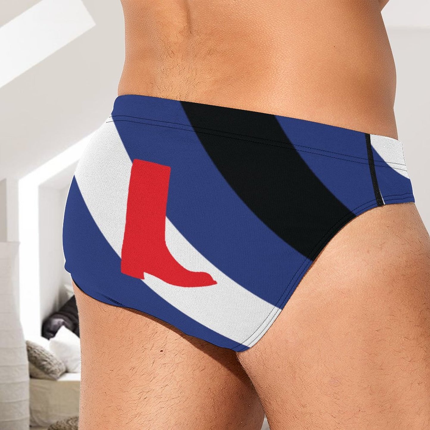 Boot Fetish Pride Flag Briefs – Traditional Masculine Cut