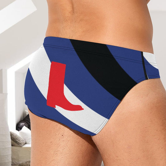 Boot Fetish Pride Flag Briefs – Traditional Masculine Cut