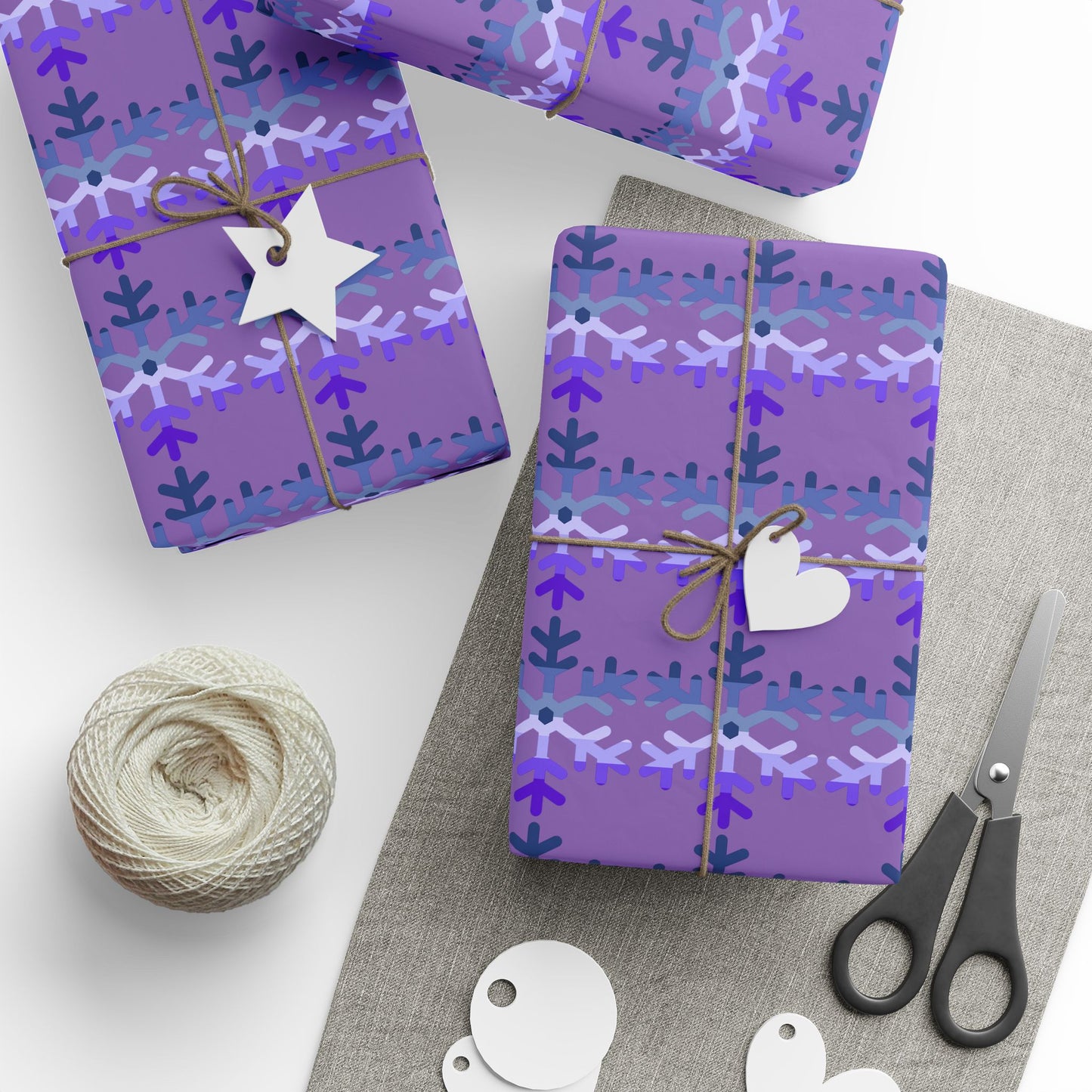 Butch Pride Flag (dorian-rutherford) Snowflake Wrapping Paper - Multiple Sizes/Finishes
