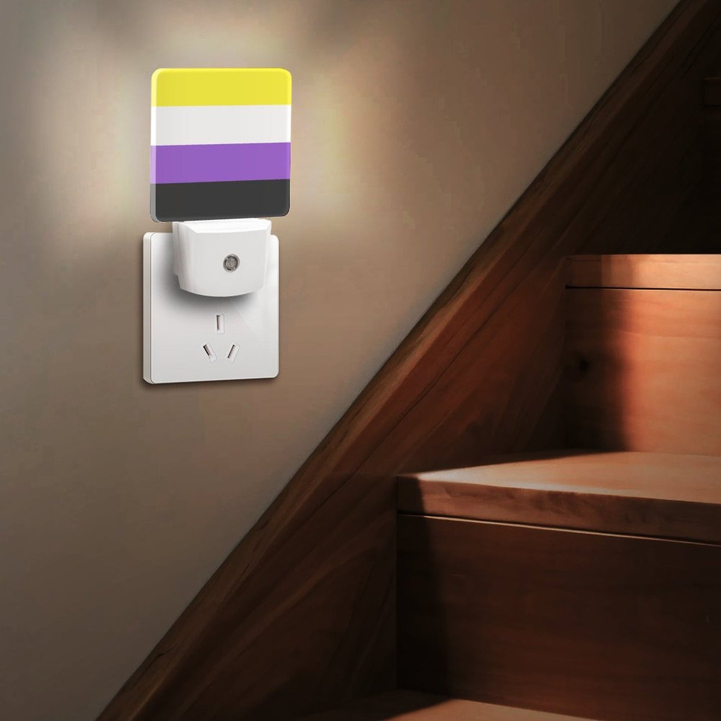 Non-Binary Pride Flag Night Light - Multiple Sizes