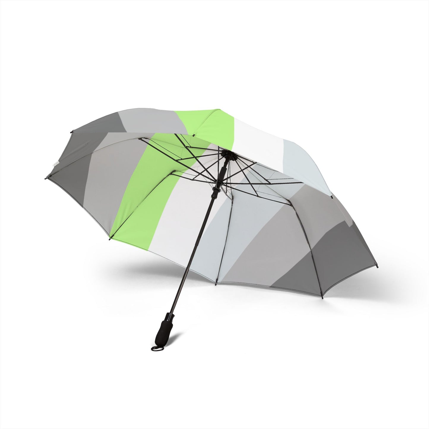 Demiagender Pride Flag Semi-Automatic Foldable Umbrella