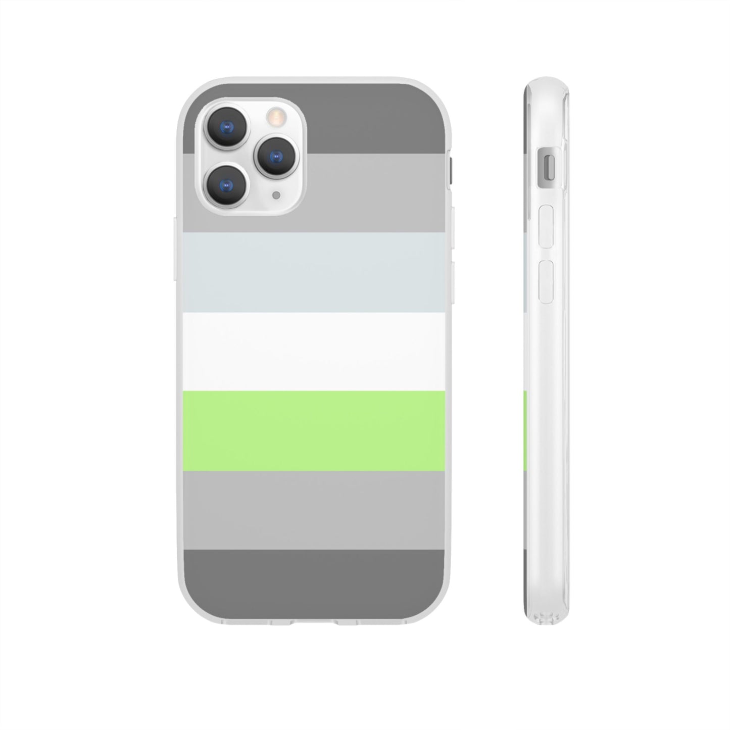 Demiagender Pride Flag iPhone Flexi Case - Multiple Generations