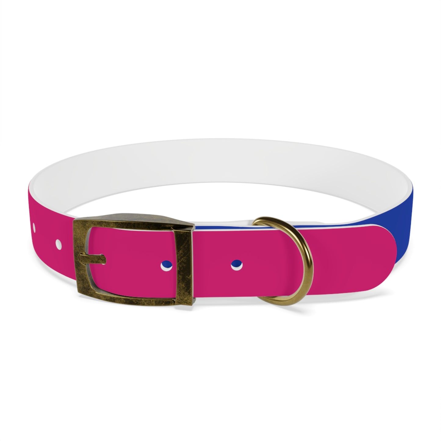 Bisexual Pride Flag Dog Collar
