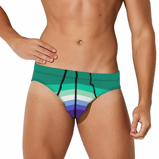 MLM Pride Flag Briefs – Traditional Masculine Cut