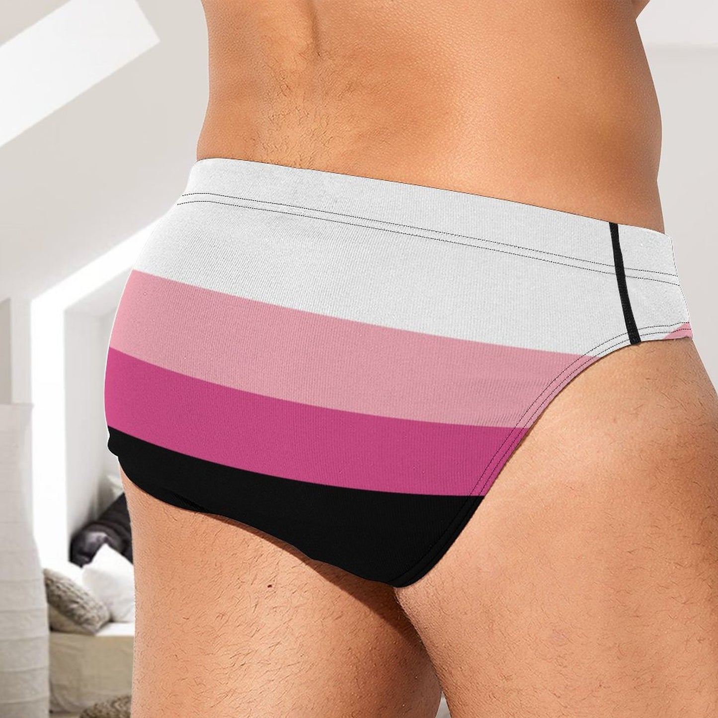 Transfeminine Pride Flag Briefs – Traditional Masculine Cut