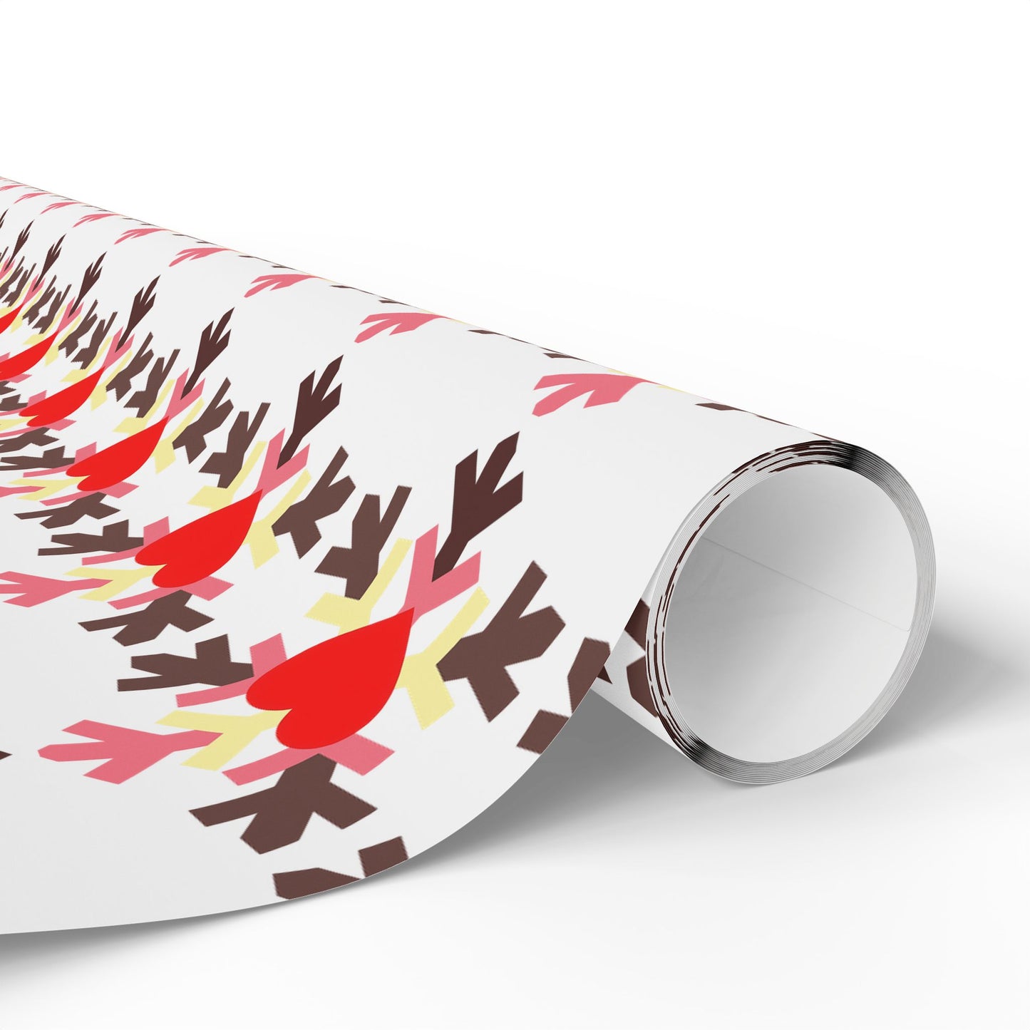 Fat Fetish Pride Flag Snowflake Wrapping Paper - Multiple Sizes/Finishes