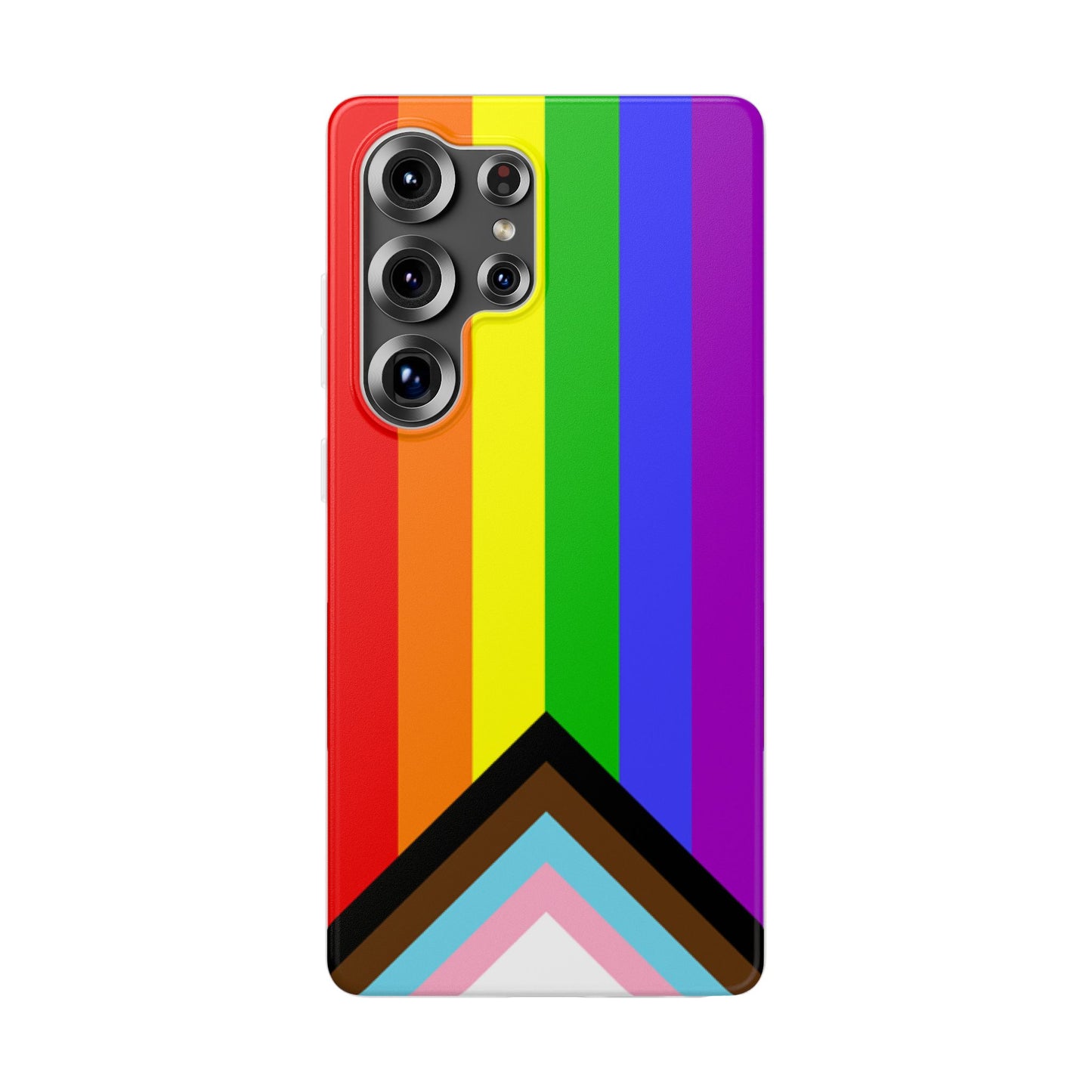 Progress Pride Flag Samsung Flexi Case - Multiple Generations