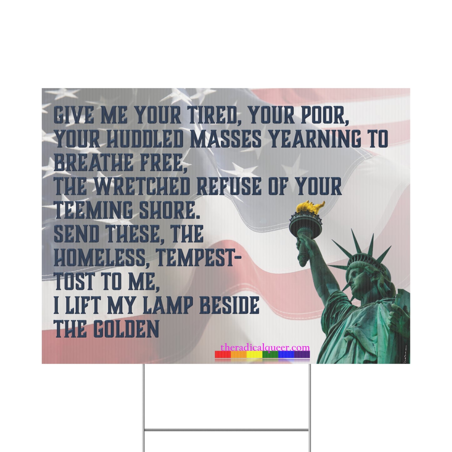 Lady Liberty Protest/Yard Sign