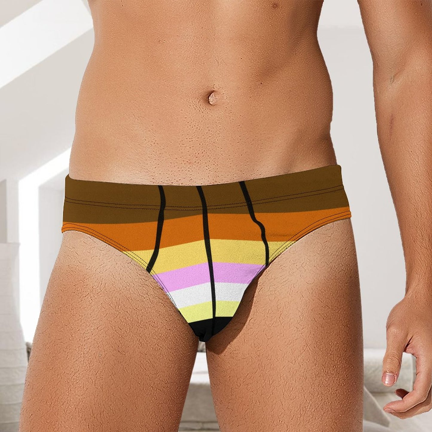 Cub Pride Flag Briefs – Traditional Masculine Cut