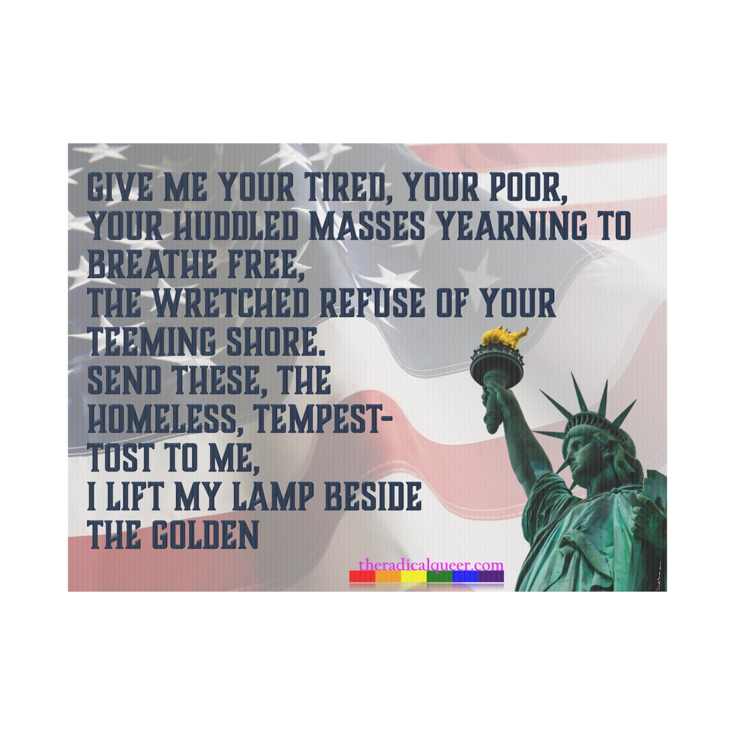 Lady Liberty Protest/Yard Sign