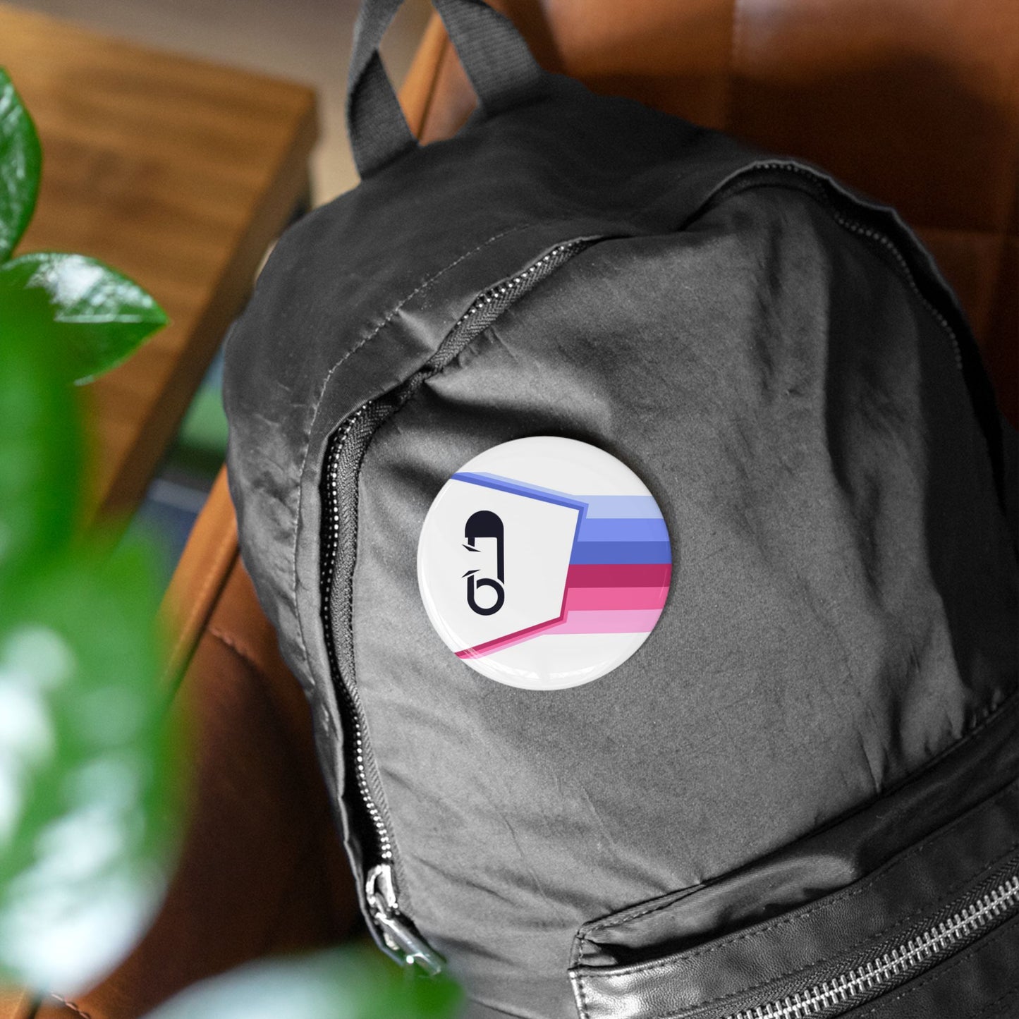 ABDL Fetish Flag Round Pin