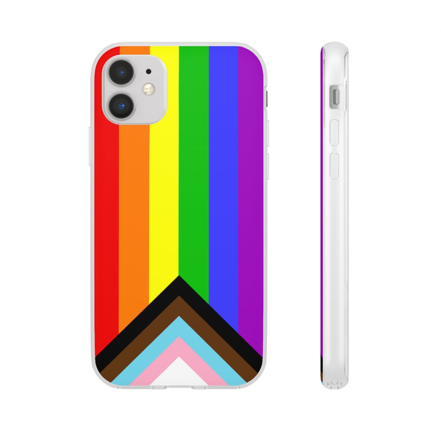 Progress Pride Flag iPhone Flexi Case - Multiple Generations