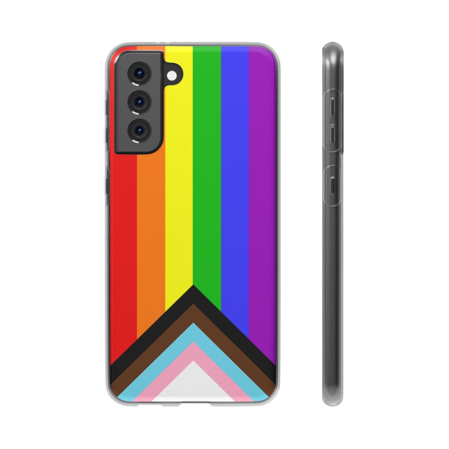 Progress Pride Flag Samsung Flexi Case - Multiple Generations