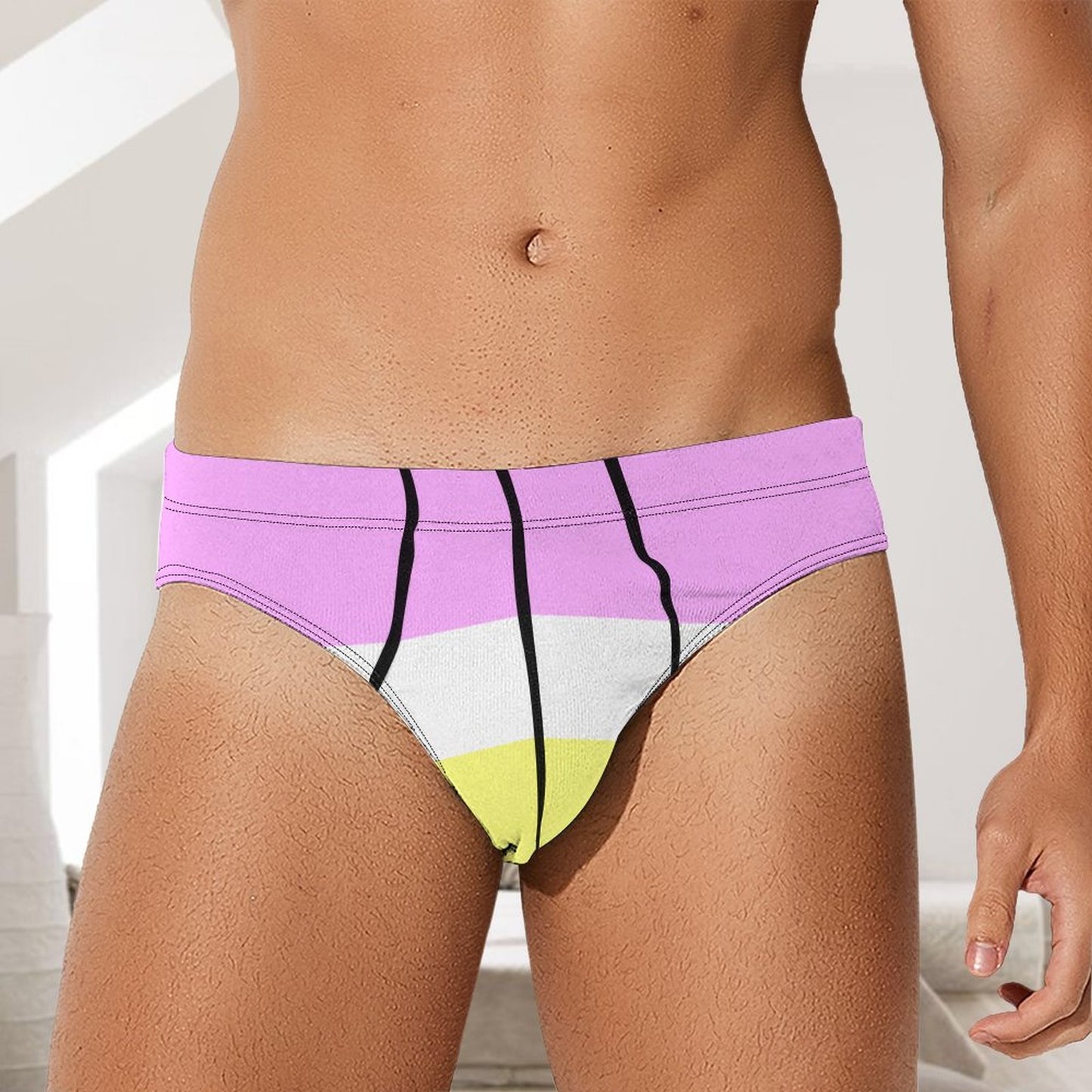 Twink Pride Flag Briefs – Traditional Masculine Cut