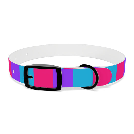 Androgyne Pride Flag Dog Collar