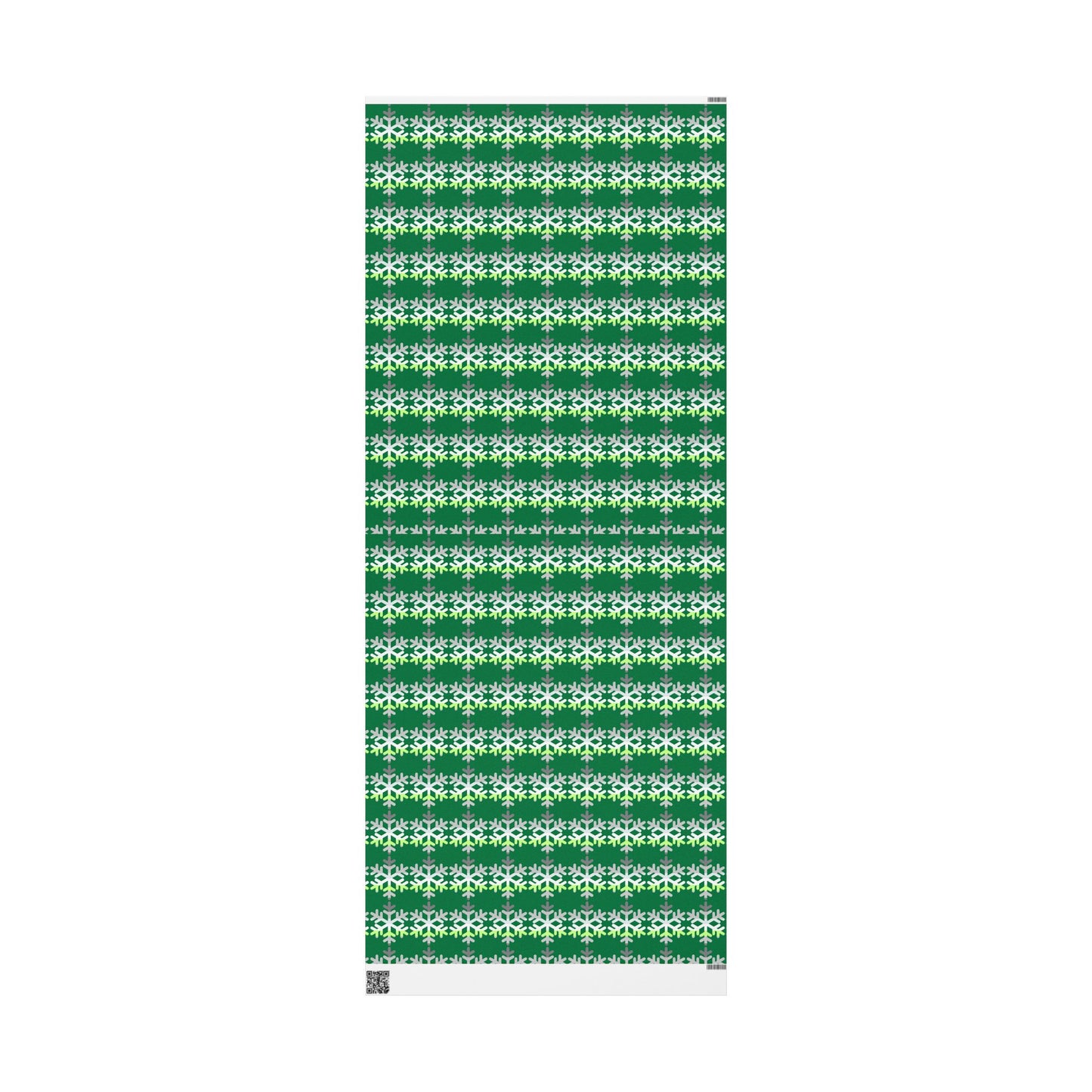 Demiagender Pride Flag Snowflake Wrapping Paper - Multiple Sizes/Finishes