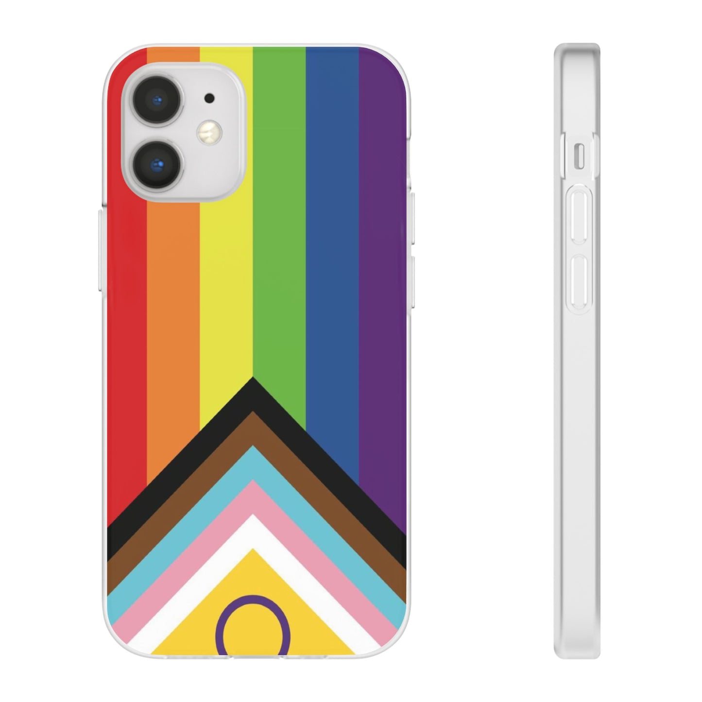 Inclusive Progress Pride Flag iPhone Flexi Case - Multiple Generations