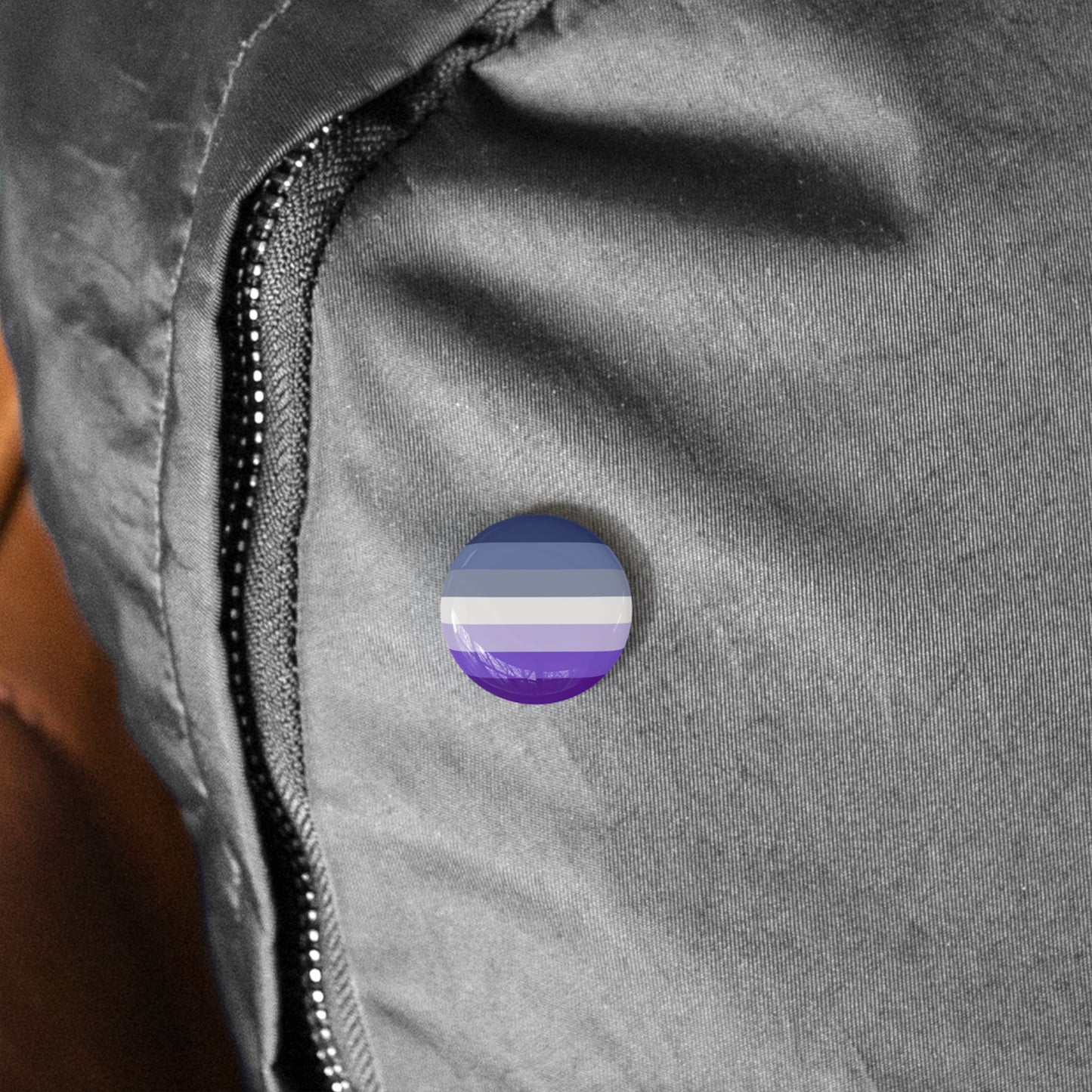 Butch Pride Flag (dorian-rutherford) Round Pins - Multiple Sizes