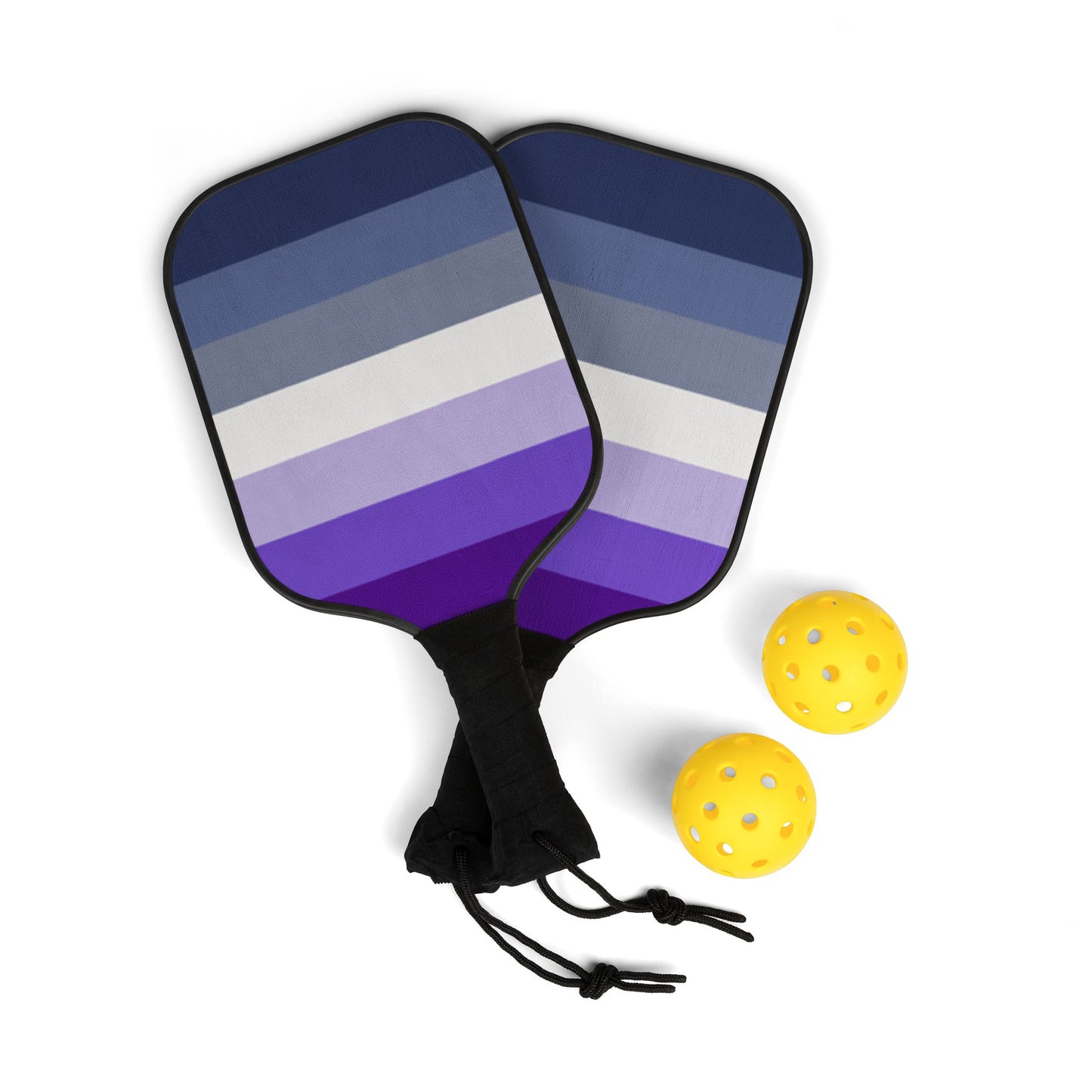 Butch Pride Flag (dorian-rutherford) Pickleball Paddle Set