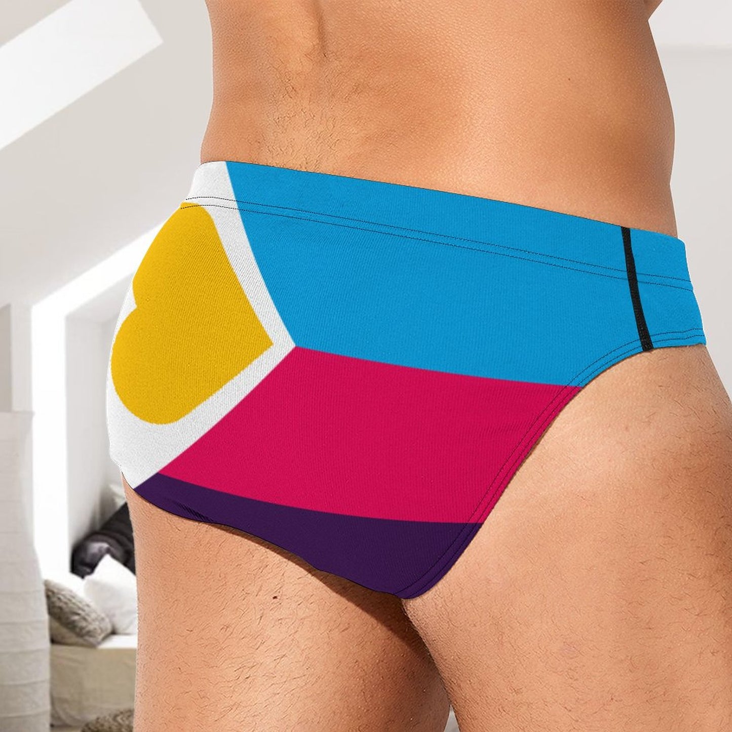Polyamory Pride Flag Briefs – Traditional Masculine Cut
