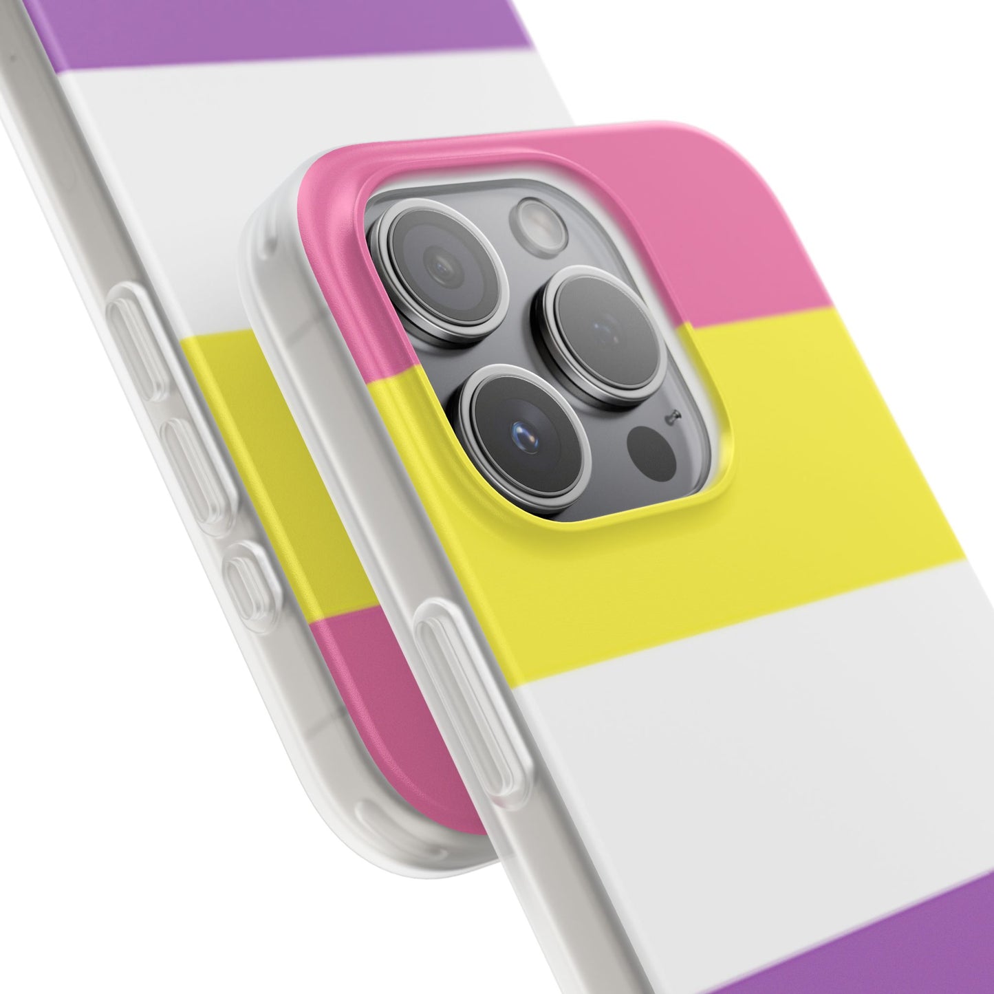 Bigender Pride Flag iPhone Flexi Case - Multiple Generations
