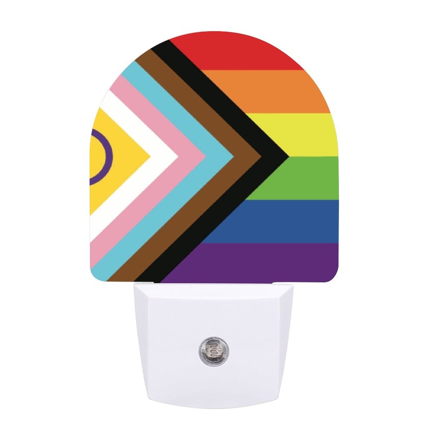 Inclusive Progress Pride Flag Night Light - Multiple Sizes