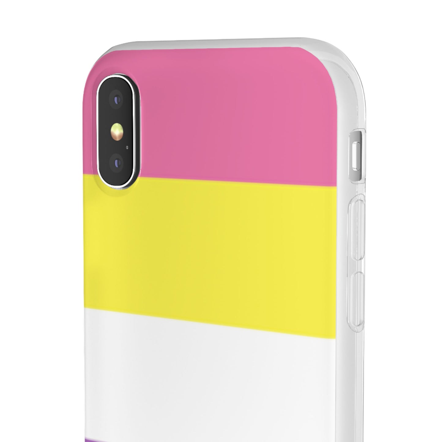 Bigender Pride Flag iPhone Flexi Case - Multiple Generations