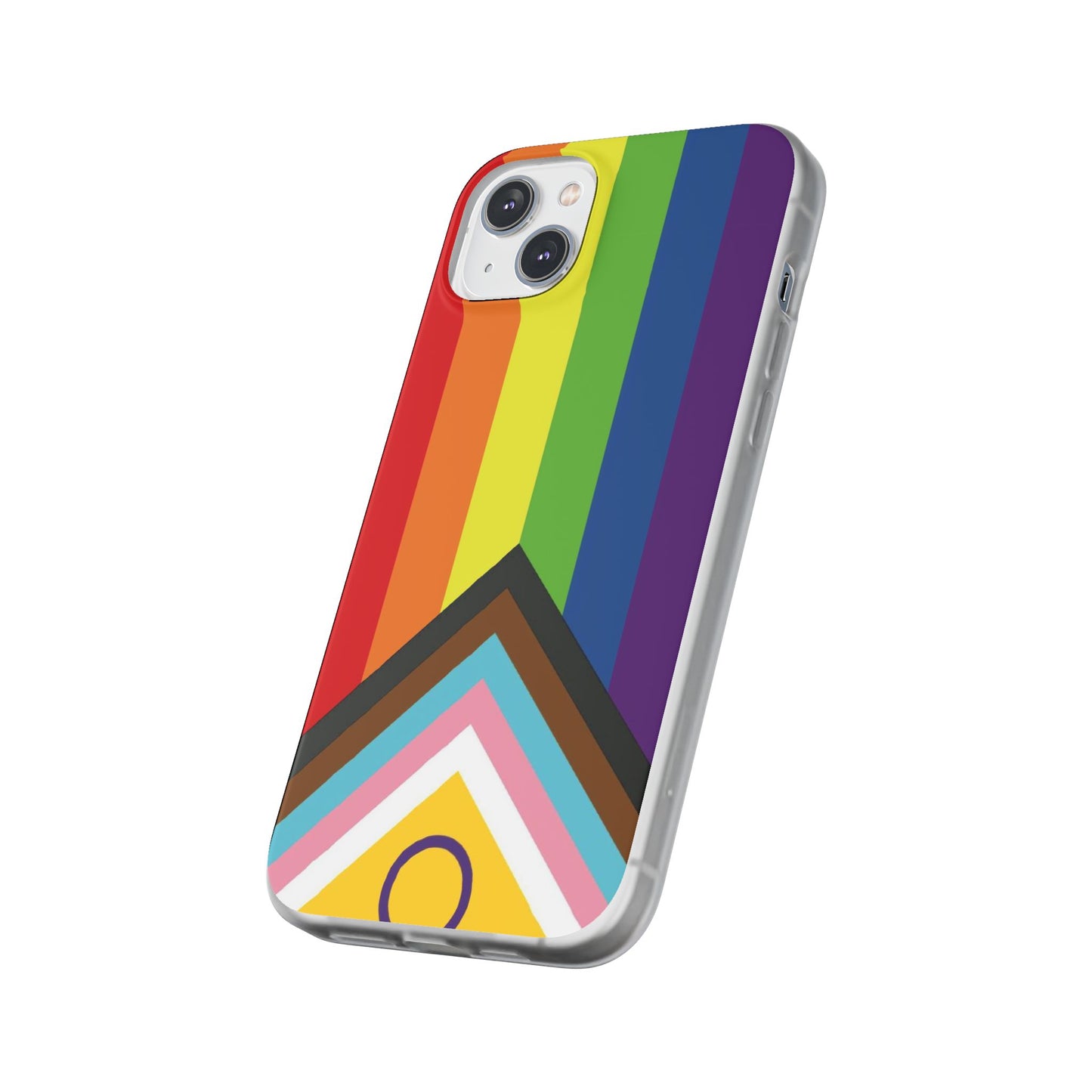 Inclusive Progress Pride Flag iPhone Flexi Case - Multiple Generations