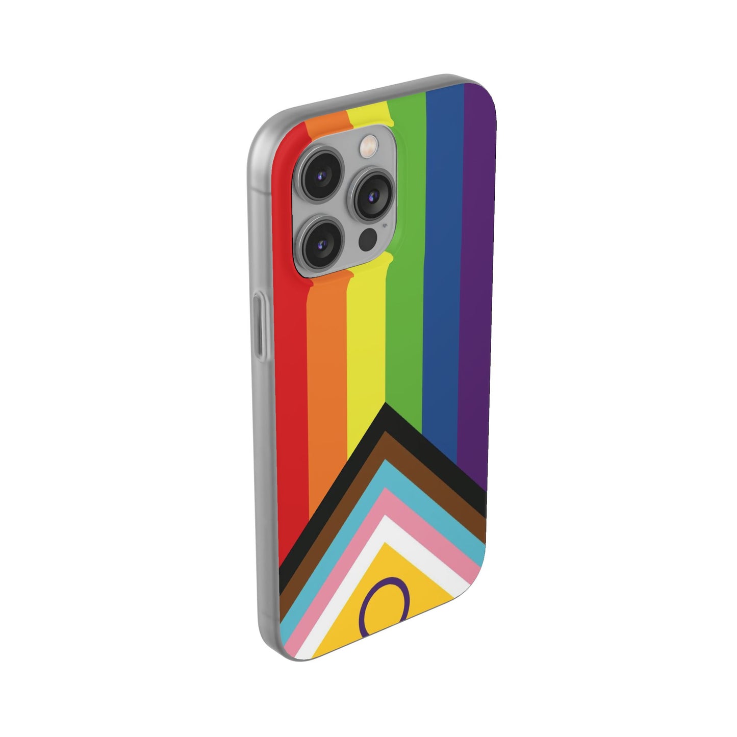 Inclusive Progress Pride Flag iPhone Flexi Case - Multiple Generations