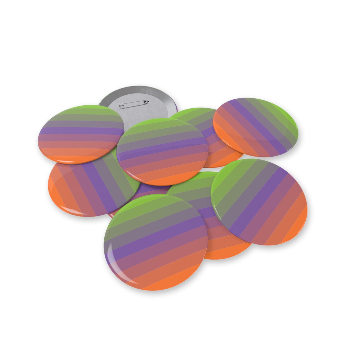 Aliagender Pride Flag Round Pin