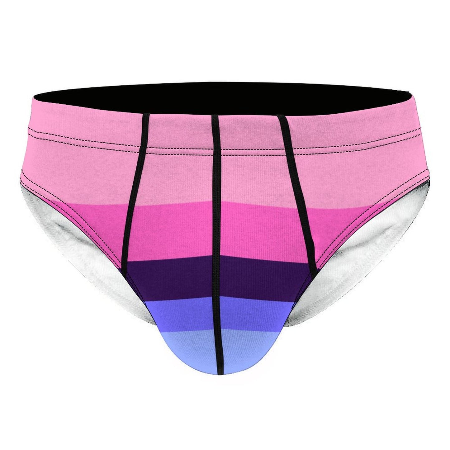 Omnisexual Pride Flag Briefs – Traditional Masculine Cut