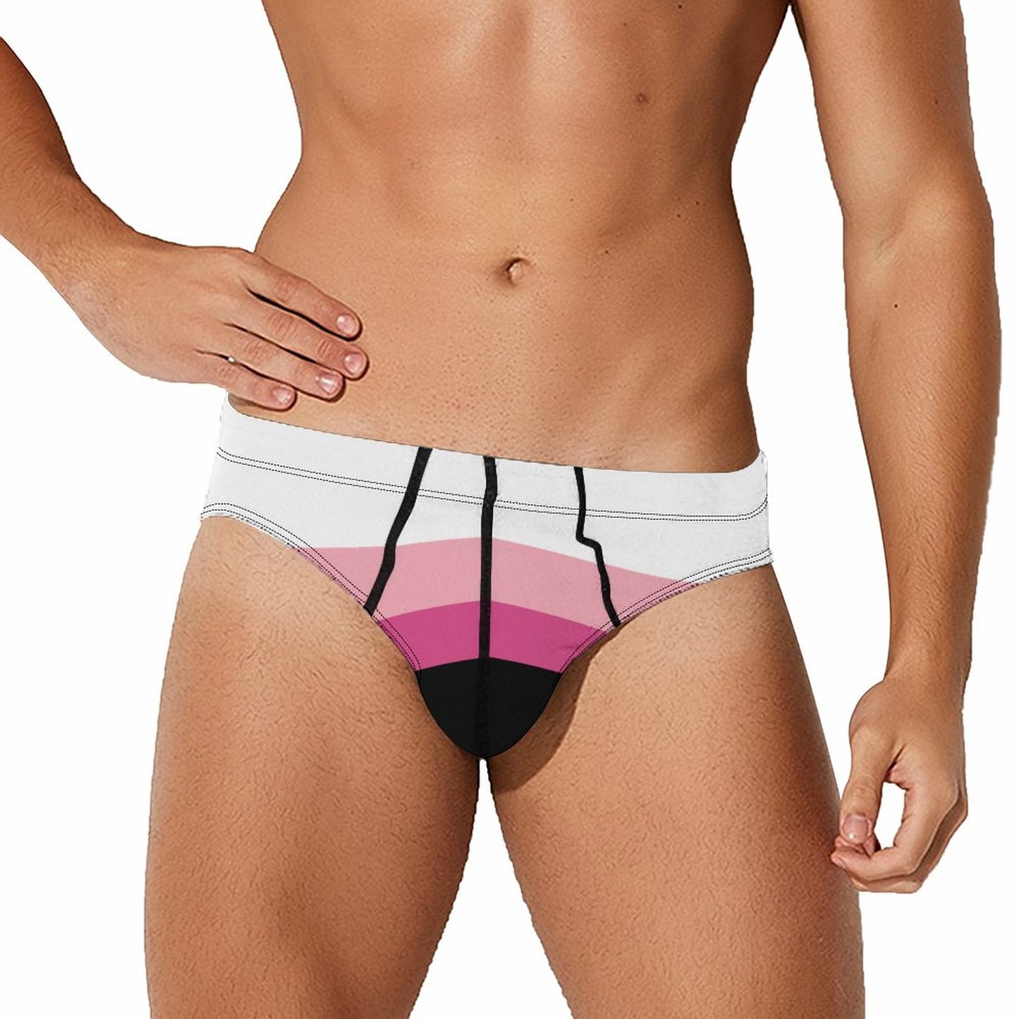 Transfeminine Pride Flag Briefs – Traditional Masculine Cut