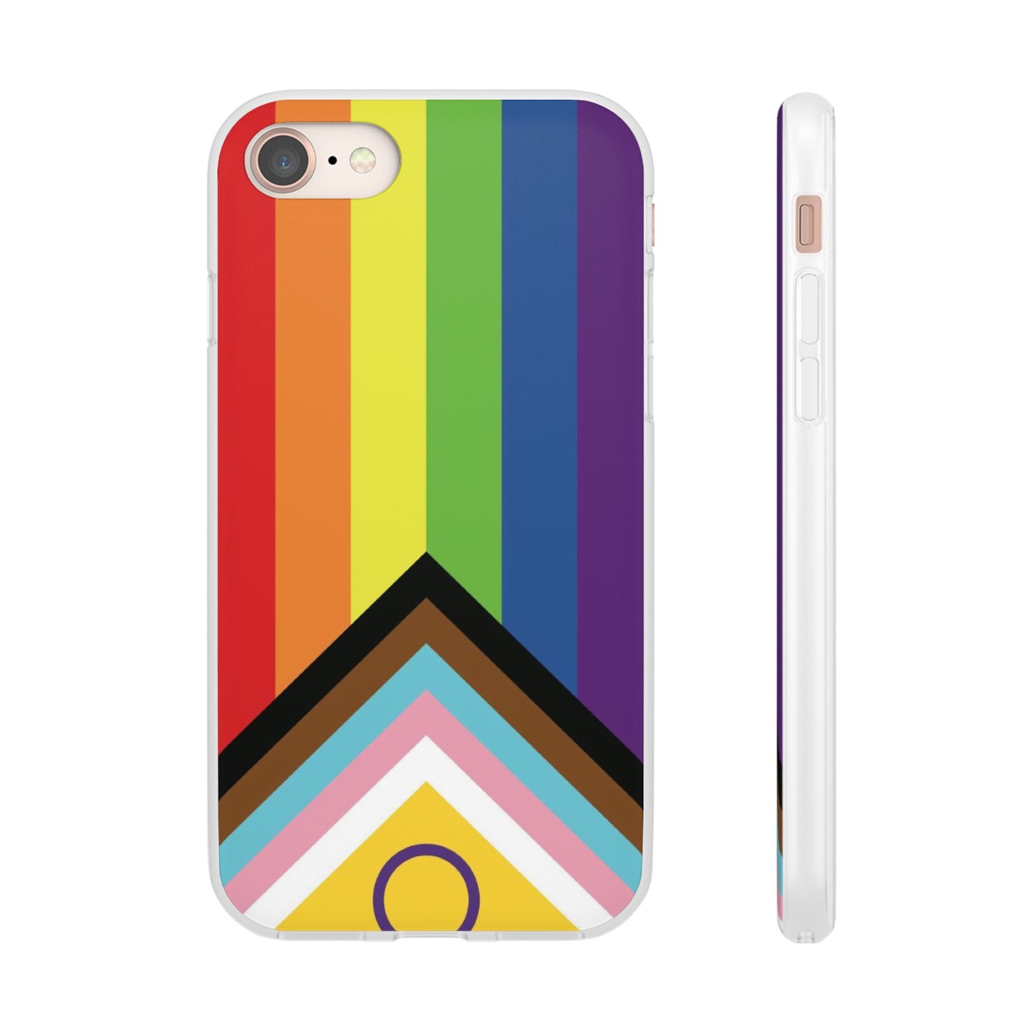 Inclusive Progress Pride Flag iPhone Flexi Case - Multiple Generations