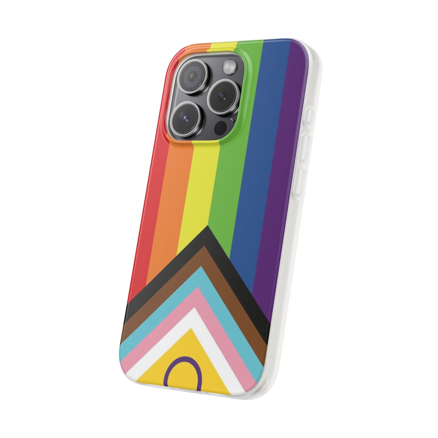 Inclusive Progress Pride Flag iPhone Flexi Case - Multiple Generations