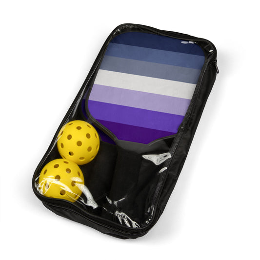 Butch Pride Flag (dorian-rutherford) Pickleball Paddle Set