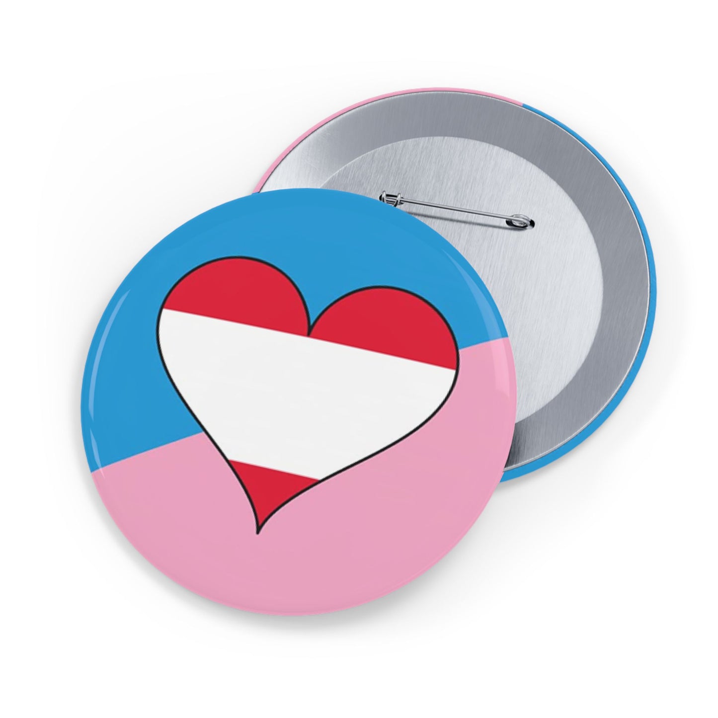 Age Play Fetish Flag Round Pin