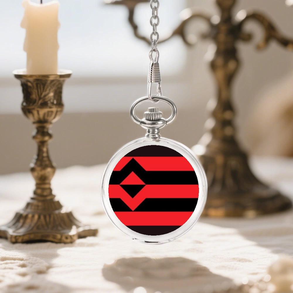 Fisting Fetish Pride Flag Round Pocket Watch