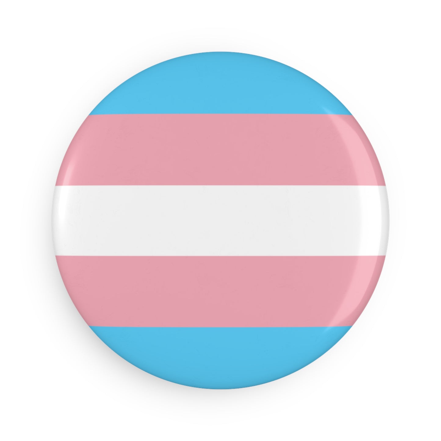Transgender Pride Pride Flag Round Button Magnet