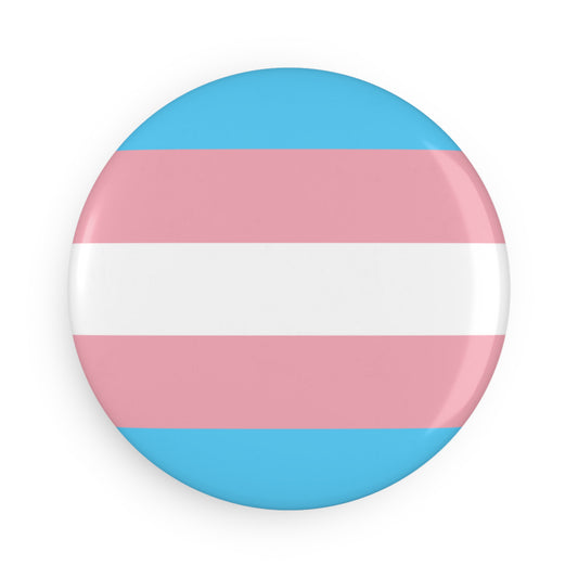 Transgender Pride Pride Flag Round Button Magnet