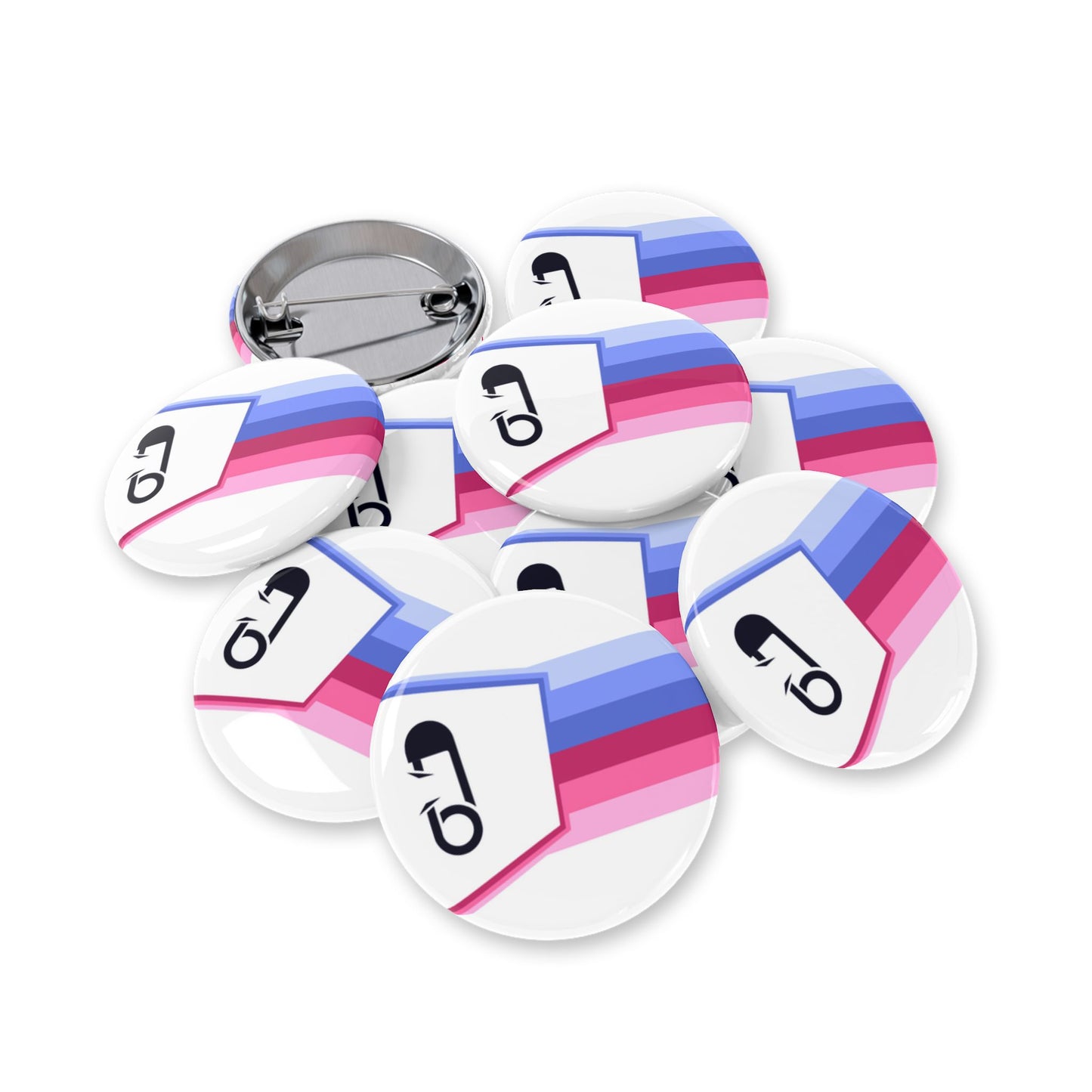ABDL Fetish Flag Round Pin