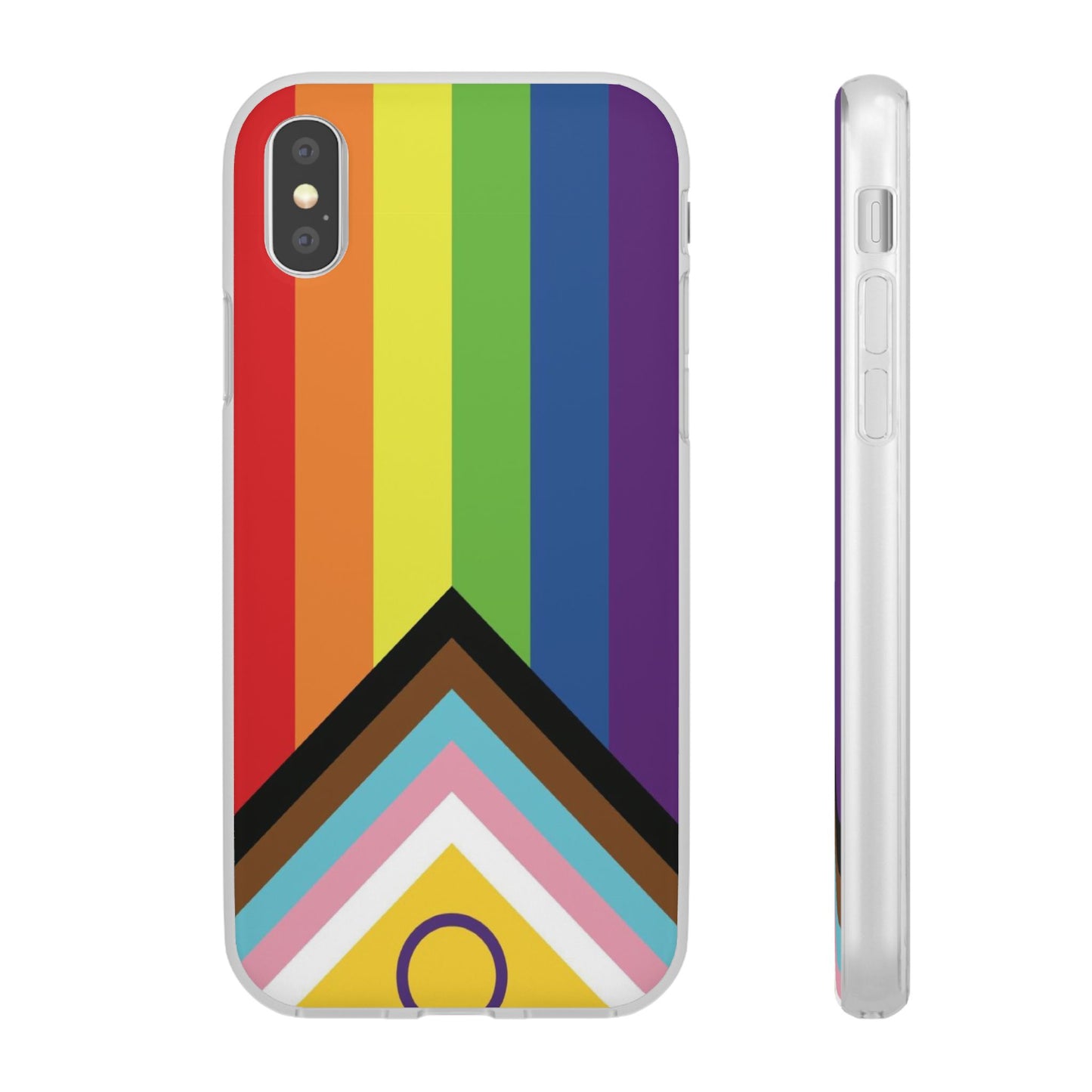 Inclusive Progress Pride Flag iPhone Flexi Case - Multiple Generations