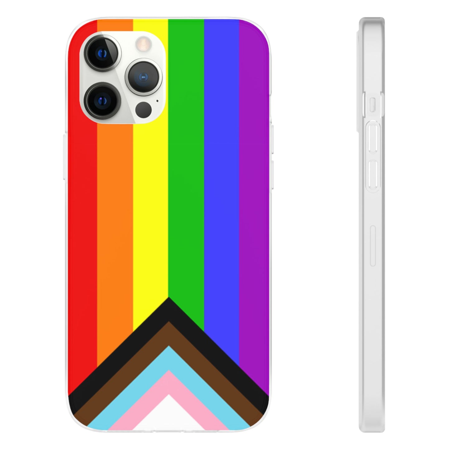 Progress Pride Flag iPhone Flexi Case - Multiple Generations