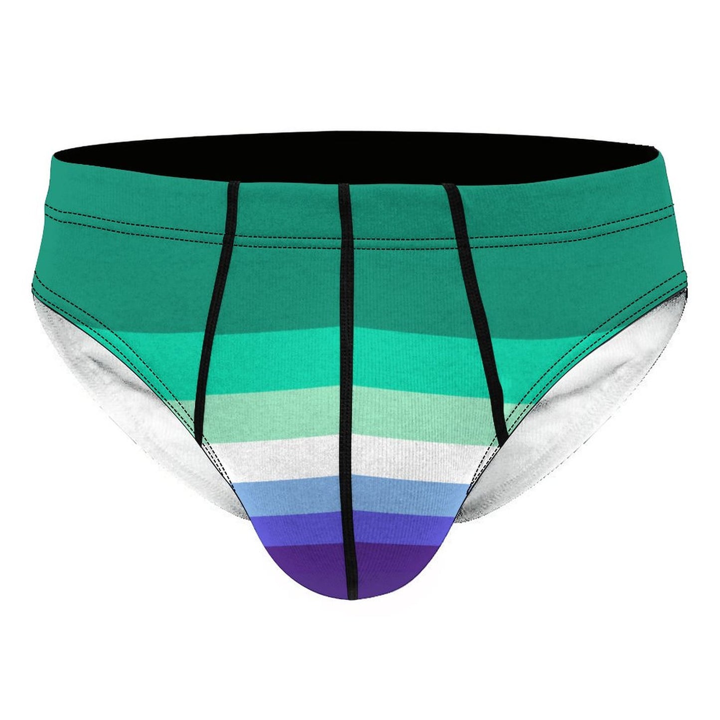 MLM Pride Flag Briefs – Traditional Masculine Cut