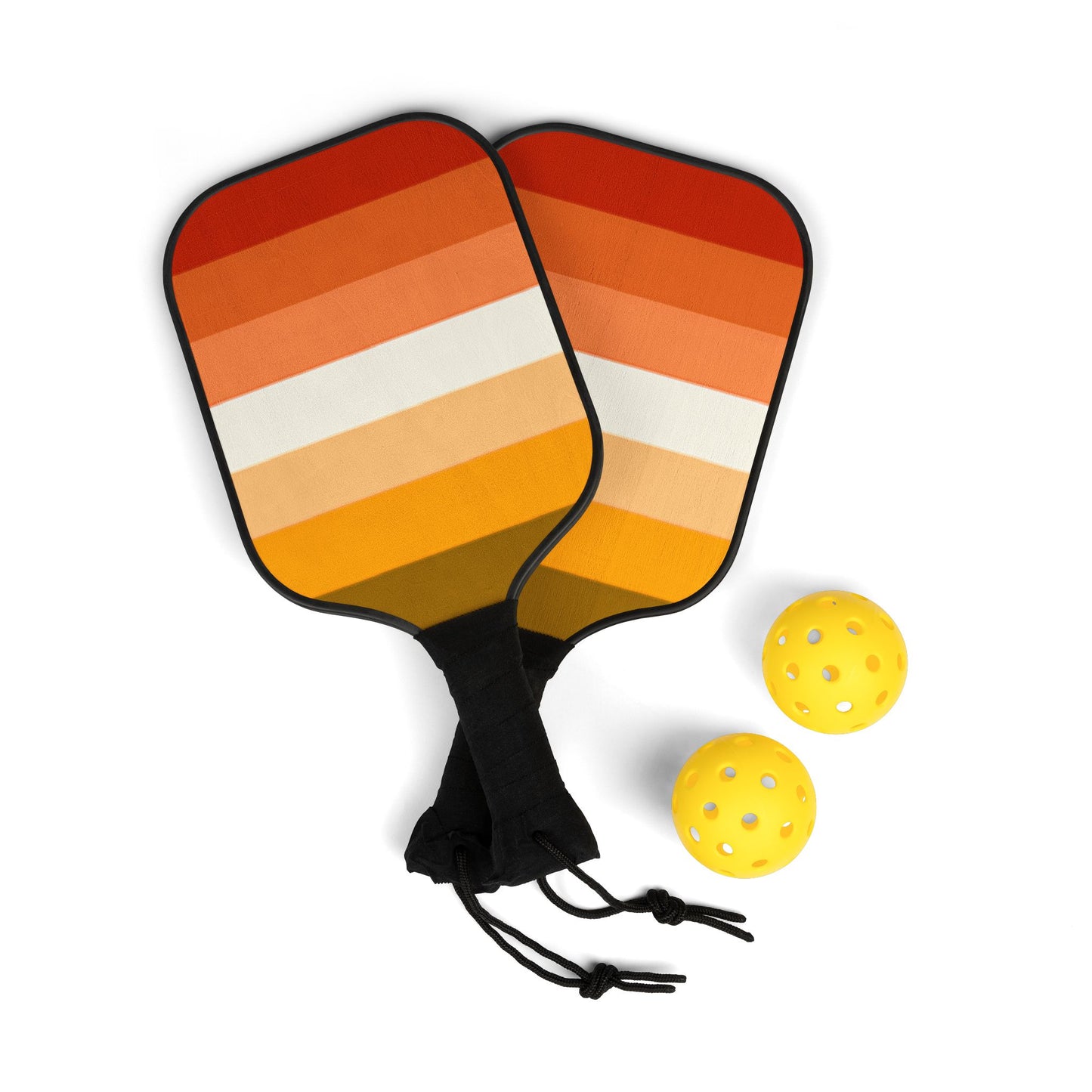 Butch Pride Flag (Mod Q) Pickleball Paddle Set