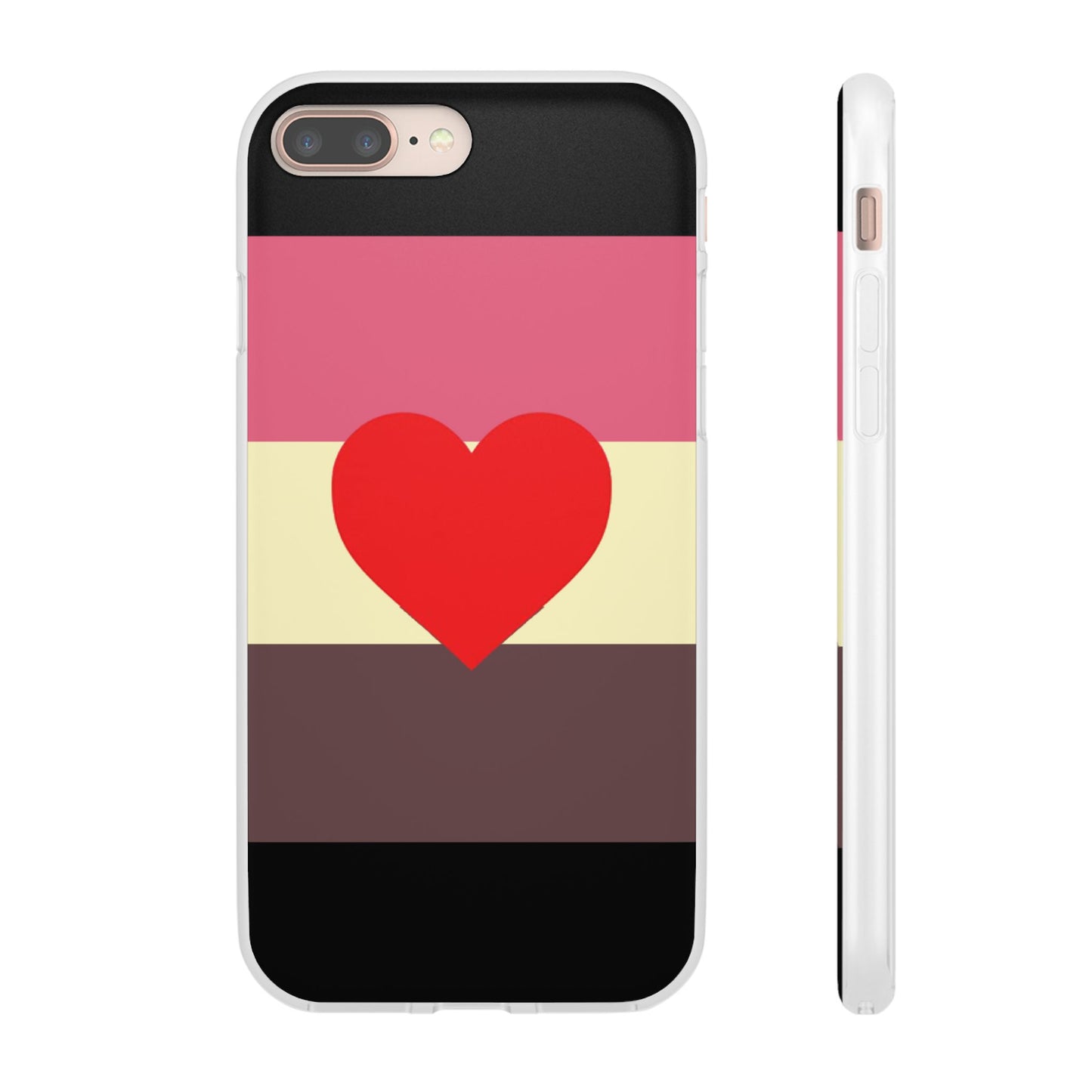 Fat Fetish Pride Flag iPhone Flexi Case - Multiple Generations