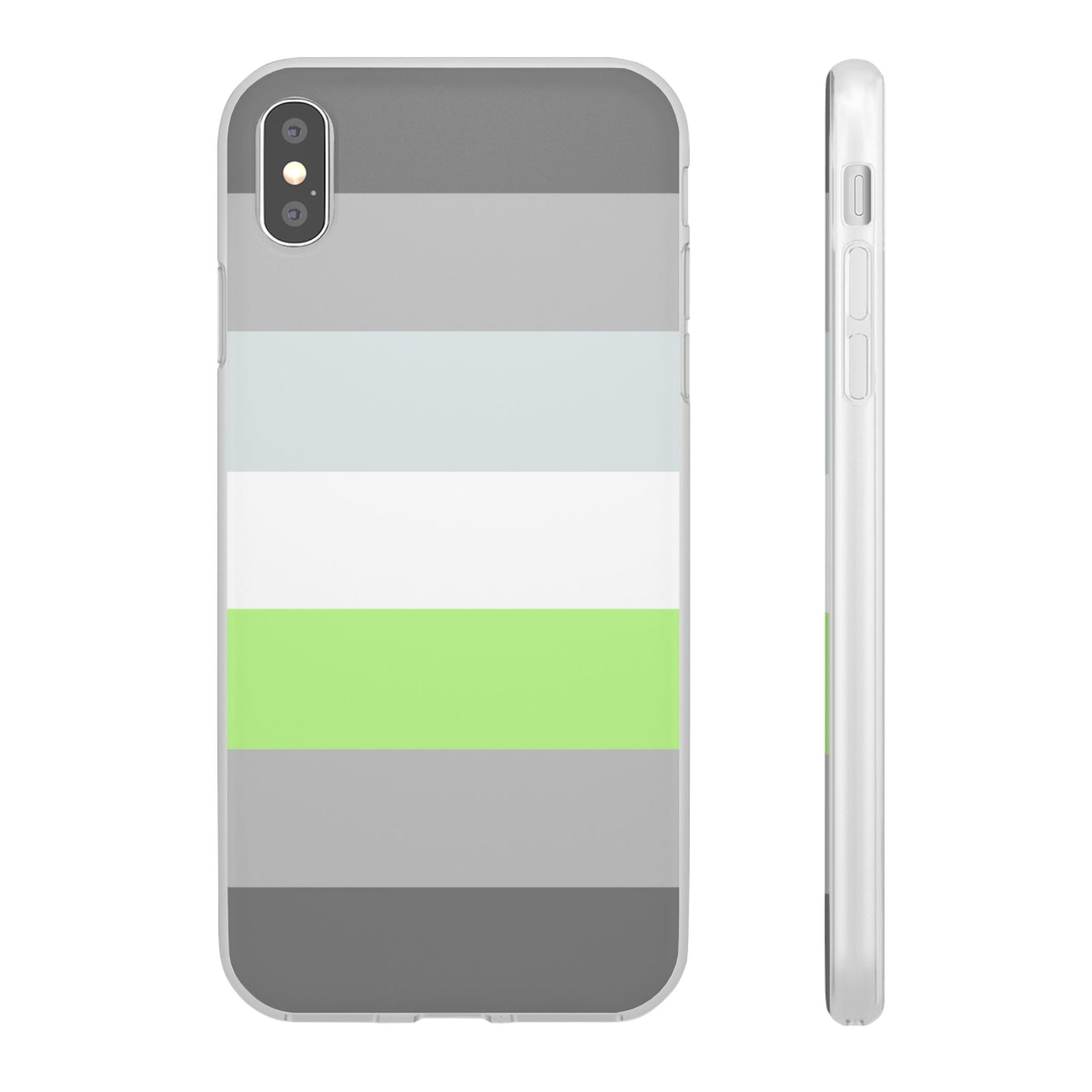 Demiagender Pride Flag iPhone Flexi Case - Multiple Generations