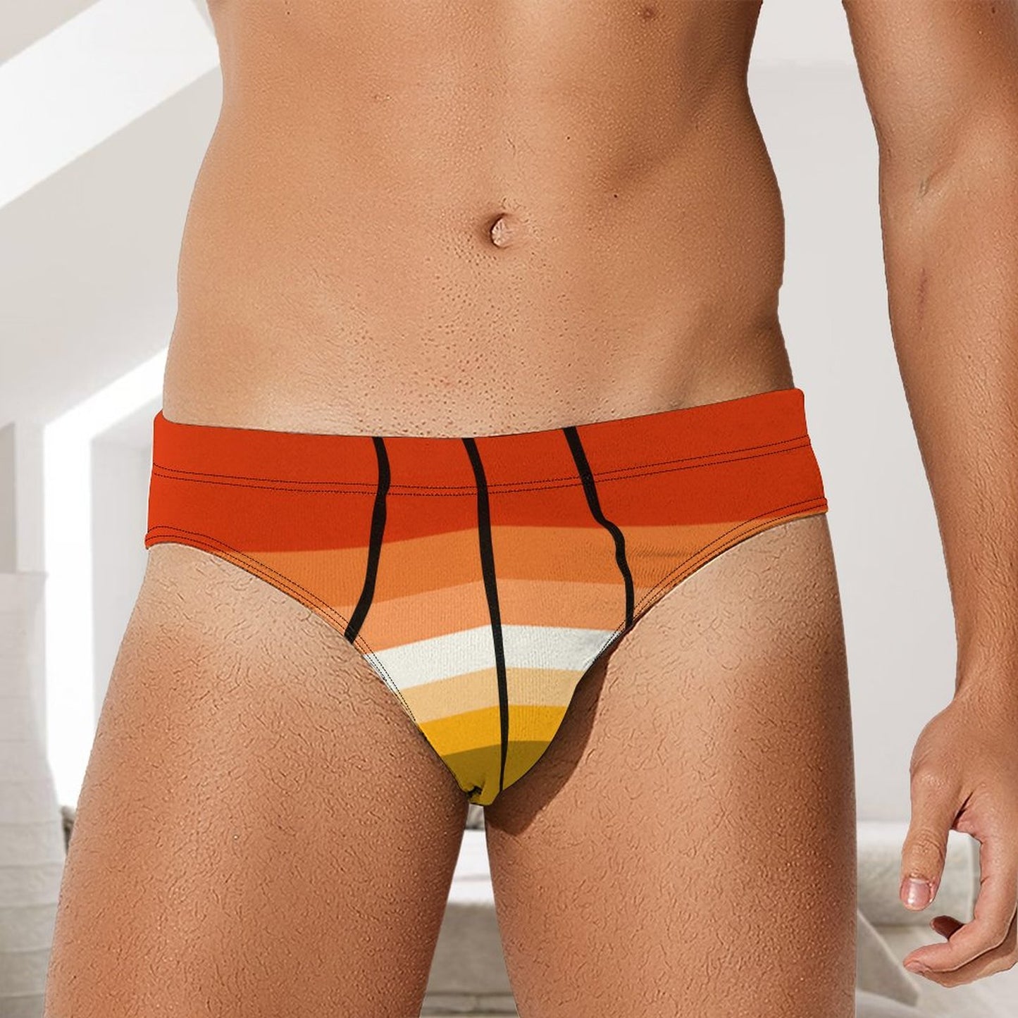 Butch Pride Flag (MOD Q) Briefs – Traditional Masculine Cut
