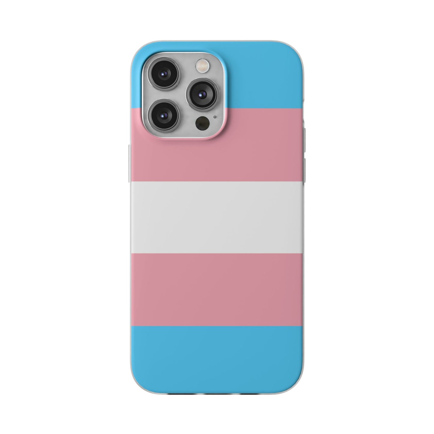 Transgender Pride Flag iPhone Flexi Case - Multiple Generations
