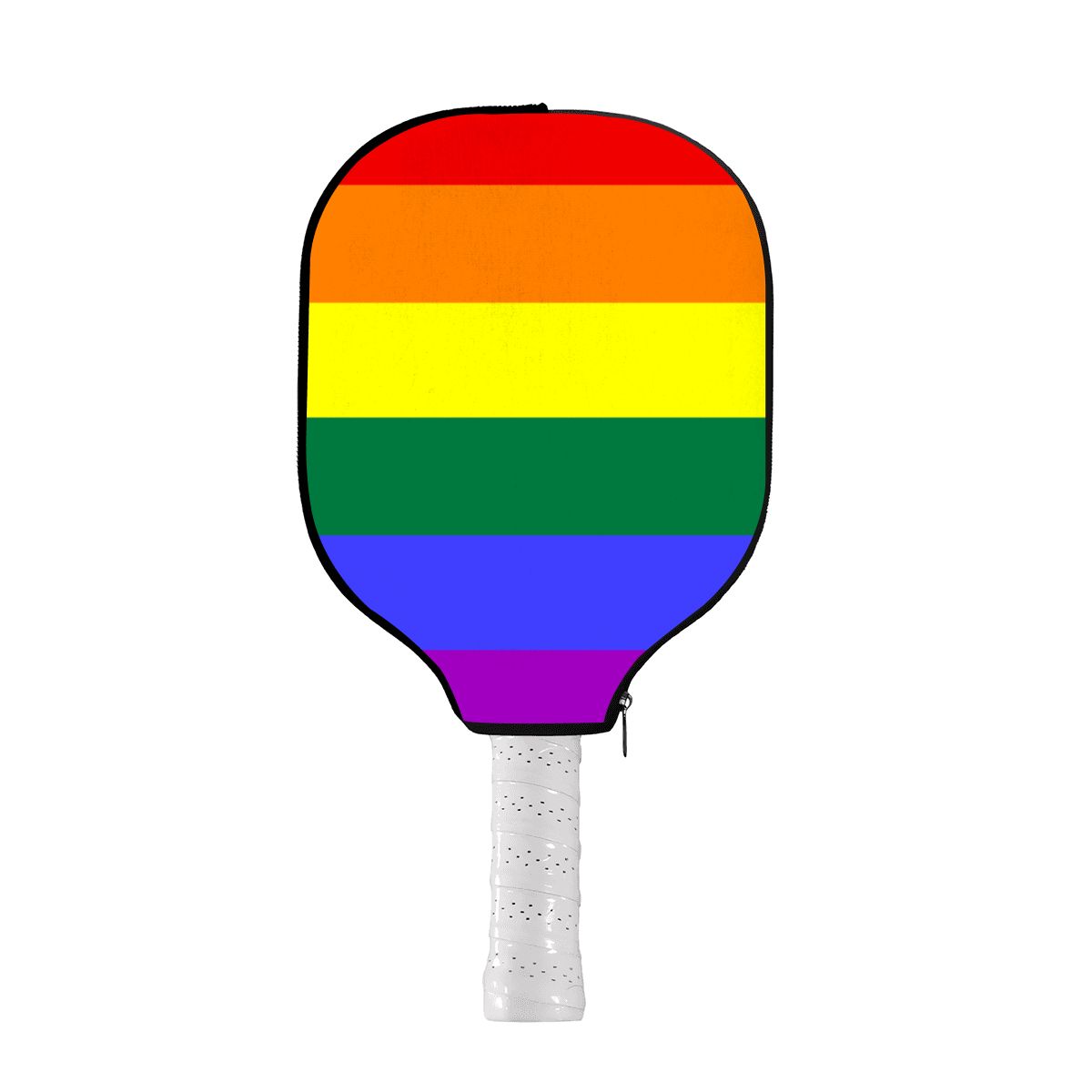 Rainbow Pride Flag Pickleball Paddle Cover